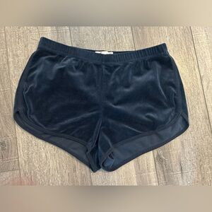 Hollister Velvet Navy Shorts
